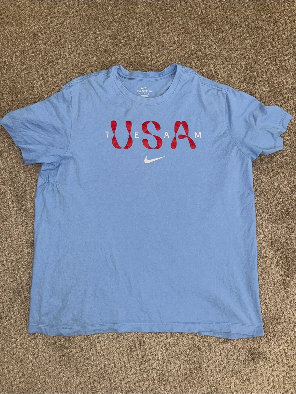 Nike Baby Blue Short Sleeve Team USA Tee